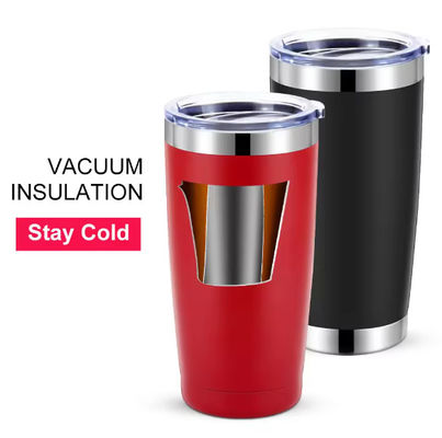 20 OZ aus Edelstahl Isolierter Wein-Tumbler nachhaltiges Pulver beschichtet