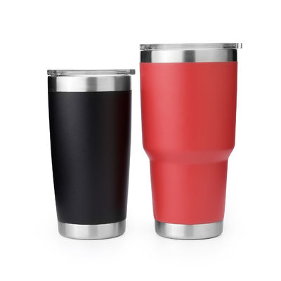 20 oz Metall-Tumbler Blank Rot mit Magnet-Schieberdeckel OEM ODM