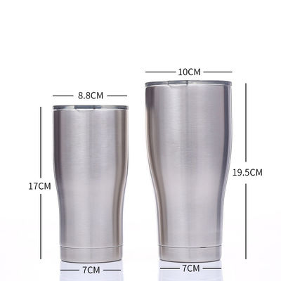 Edelstahl 600ml 900ml isolierte sicheren trinkenden Bierkrug der Trommel-20oz