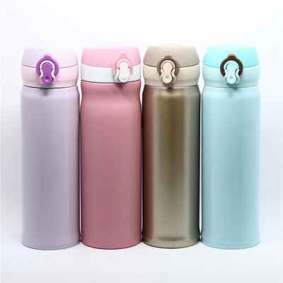 Leichtöffnende Edelstahl-Wasser-Flasche 304 18/8 SS des Entwurfs-500ml materiell