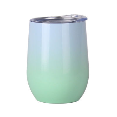 weißer Kaffeetasse-doppel-wandiger Entwurf des Edelstahl-12oz für lange Zeit-Isolierung