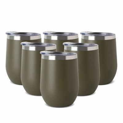 Edelstahl-Kaffeetasse-Vakuum der Kapazitäts-12oz isoliert mit heißen Übergangslogos