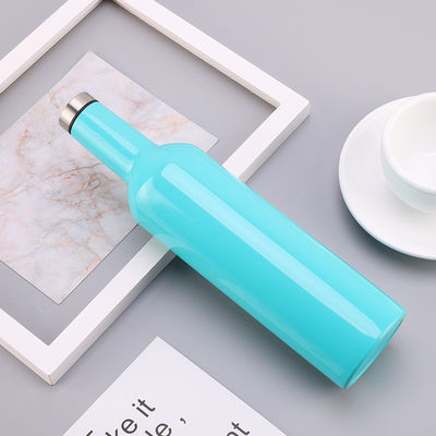 Attraktiver rosa freundliche Materialien Farbedelstahl Isolierflasche Eco