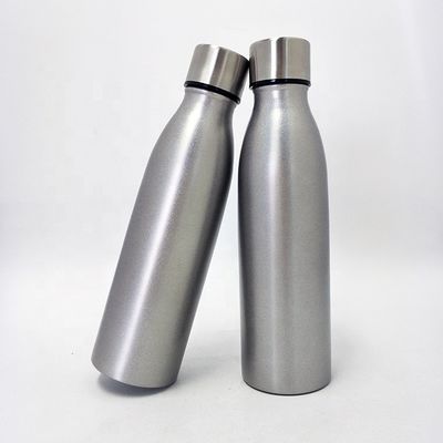 Farbknallen rostfreie Sport-Flasche der Natur-17oz, Vakuumsport-Flasche mit oben Deckel