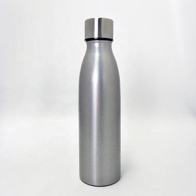 Farbknallen rostfreie Sport-Flasche der Natur-17oz, Vakuumsport-Flasche mit oben Deckel