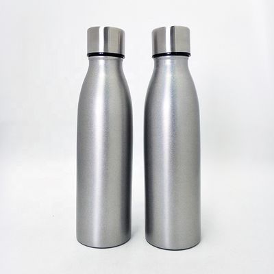 Farbknallen rostfreie Sport-Flasche der Natur-17oz, Vakuumsport-Flasche mit oben Deckel