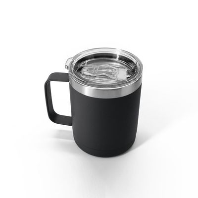 Schwarzes/weißes Vakuum isolierte Trommel, Wein-Becher des Edelstahl-10oz 304