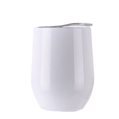 Edelstahl-Trommel-Becher-Mehrfarbendruckwein-Schalen-Becher des Volumen-12oz