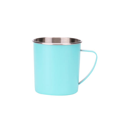 Kaffeetasse-Nahrungsmittelkontakt des Edelstahl-250ml/300ml/450ml in hohem Grade sicher