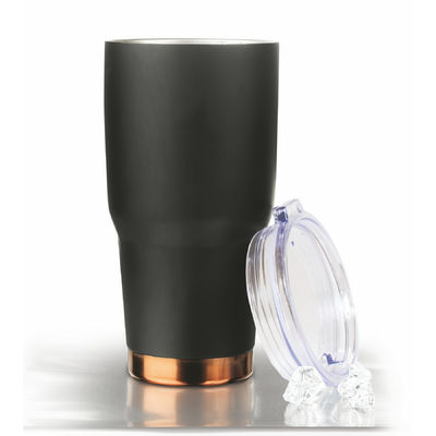 Edelstahl-Trommel-Vakuumflasche 20oz 30oz fördernde mit Goldbasis
