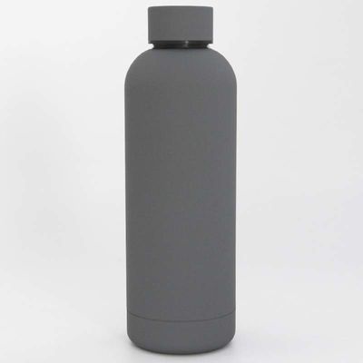 Sport-Flaschen-Gummibeschichtung des Edelstahl-500ml doppel-wandig für das Laufen