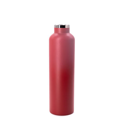 Vakuum 18oz 21oz 24oz isolierte Flasche, schmale Mund-Flaschen-Prägungslogo
