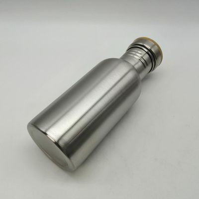 Korrosionsbeständigkeit der silberne Farbeinzelne Wand-Edelstahl-Wasser-Flaschen-500ml